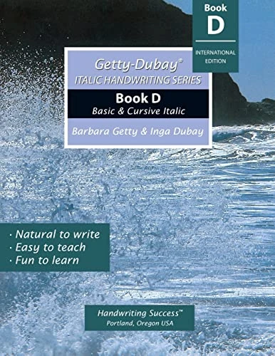 Getty-Dubay Italic Handwriting Series: Book D