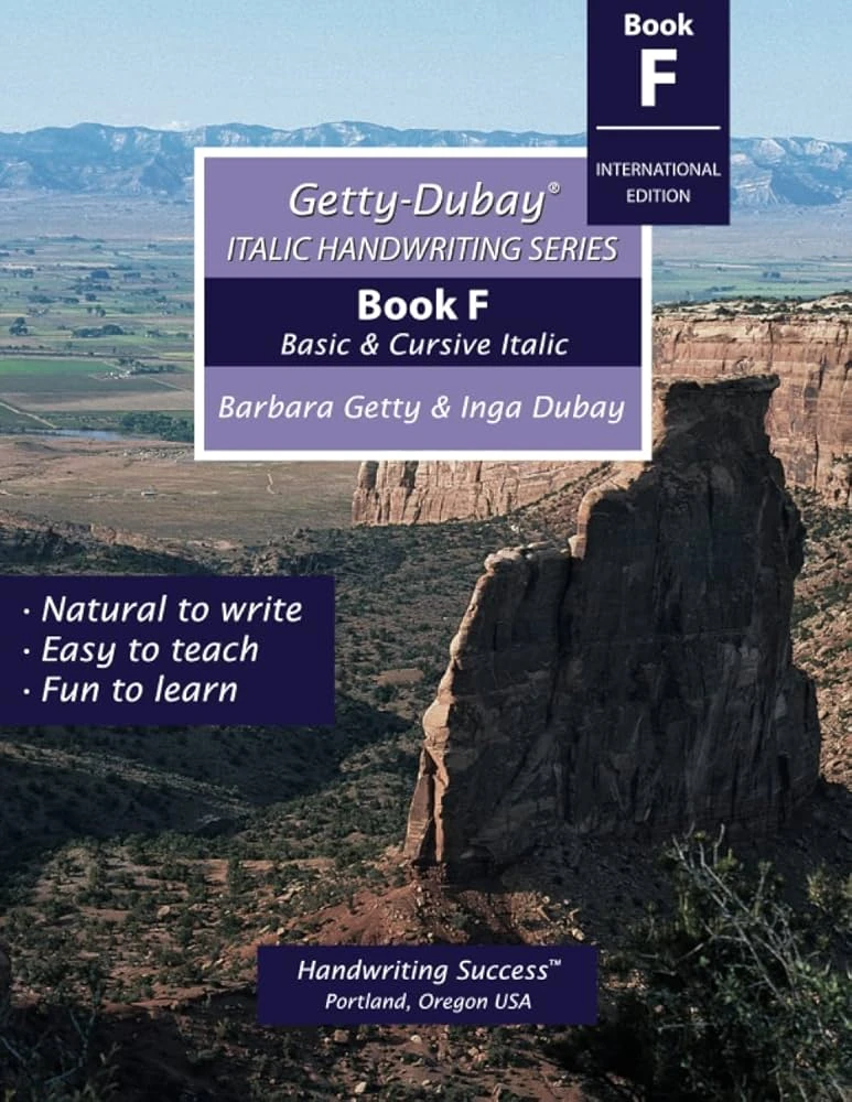Getty-Dubay Italic Handwriting Series: Book F