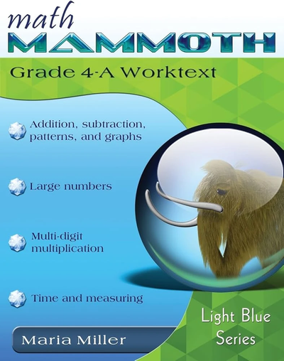 Math Mammoth Grade 4-A Worktext